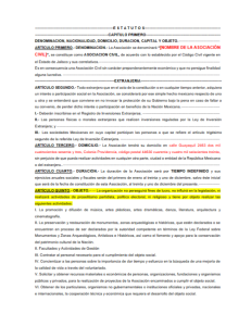 ✔ Acta Constitutiva: Actividades Culturales