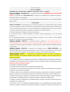 ✔ Acta Constitutiva: Actividades de Investigación Científica