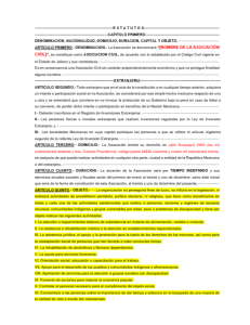 ✔ Acta Constitutiva: Actividades Asistenciales